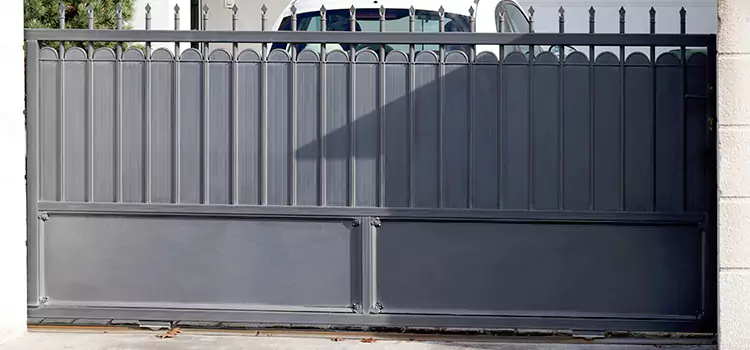 Metal Driveway Gate Installation Zion