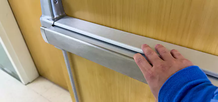 Installing a Push Bar on a Door Zion